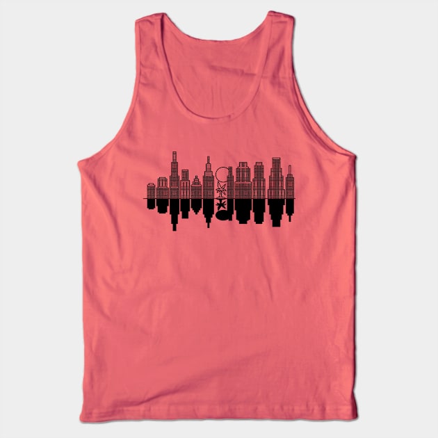 A city skyline + a tree Tank Top by TomiAx